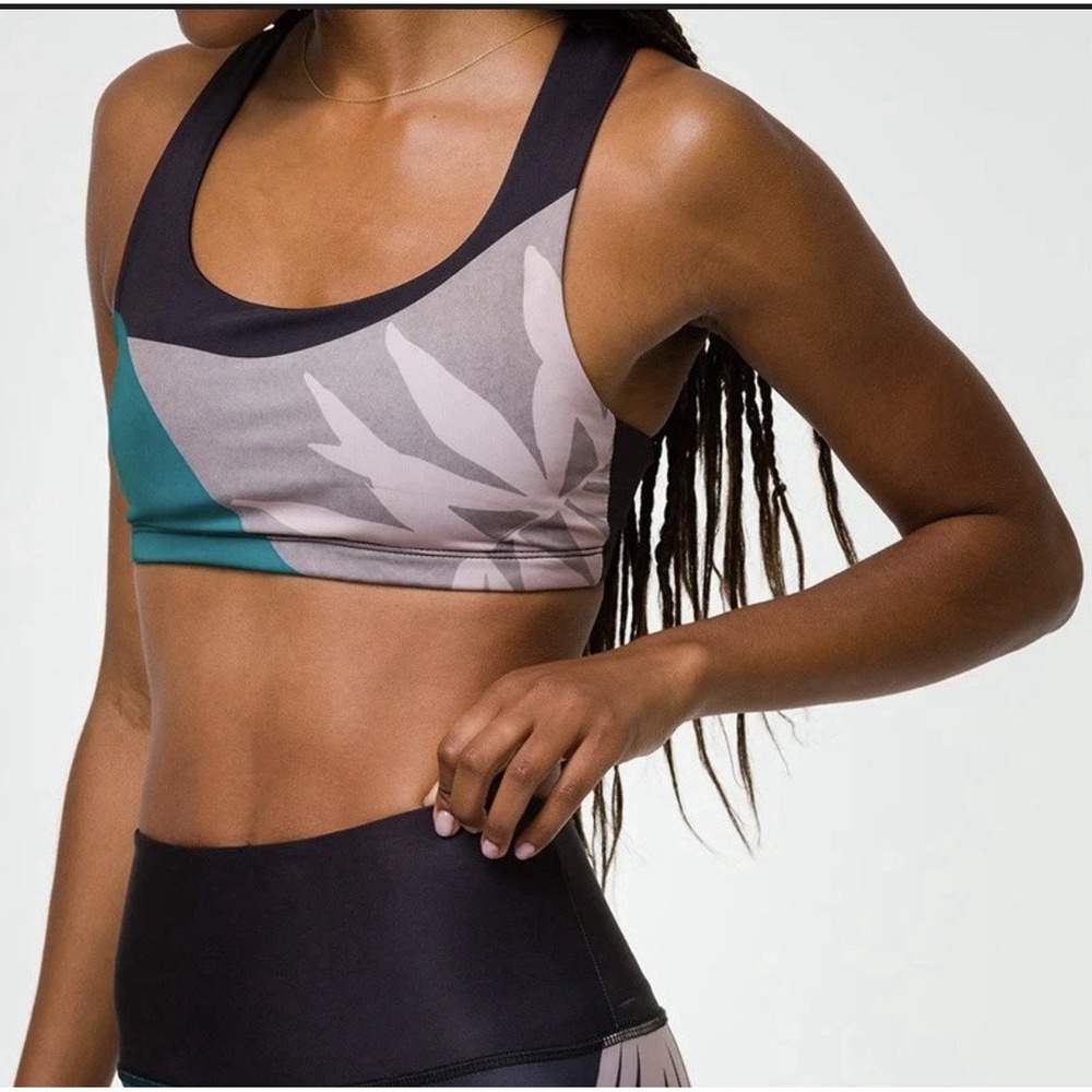 Onzie Graphic Mudra‎ Bra - Midnight Palm Size  S/M